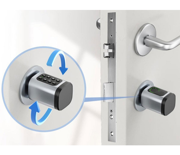 Avatto Wkładka do zamka cyfrowego SDL-V1-S80 80mm Srebrny - 1510581 - zdjęcie 3